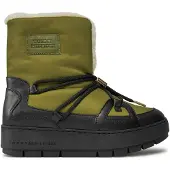 Tommy Hilfiger Schneeschuhe Tommy Essential Snowboot FW0FW07504 Grün