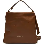 Mario Valentino Trendige Damen-Handtasche in Braun mit recyceltem Material und Logo
