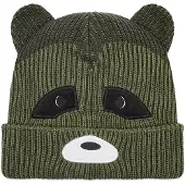 Buff Knitted Hat funn bear fossil *