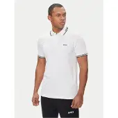 BOSS Poloshirt Paul 50506193 Weiß Slim Fit