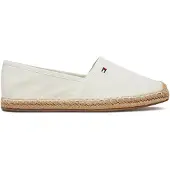 Tommy Hilfiger Espadrilles Flag Canvas Espadrille FW0FW08541 Écru