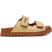 GUESS Damen Hausschuhe FLJFDEFAP19TAN Farbe: Beige Größe: 40