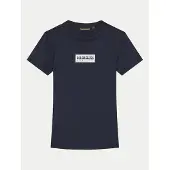 Napapijri T-Shirt Chamois NP0A4HYL D Dunkelblau Regular Fit