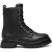Tommy Hilfiger Schnürstiefeletten Lace-Up Bootie T3A5-33569-1351 M Schwarz