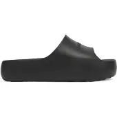 Tommy Hilfiger für Damen. EN0EN02879 Schwarze Flip Flops mit Plateau und Logo (37/38), 3 bis 5 cm, Keine, Lässig, Strandbekleidung