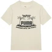 Puma T-Shirt MID90S Graphic 685152 Beige Regular Fit