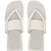 Calvin Klein Jeans Zehentrenner Sq Low Wedge Sandal Rope YW0YW01717 Beige