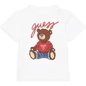 GUESS T-Shirt H4BT01 I3Z14 Weiß Regular Fit