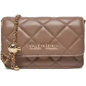 Valentino Damen Flap Bag/ Schultertasche Ocarina Taupe Synthetik-