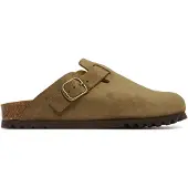 Scholl Clog Fae Suede Sp Damen Khaki-Schuhgröße 42