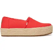 Toms Espadrilles Valencia Platform 10021919 Rot 82