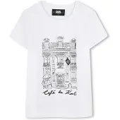 Karl Lagerfeld Kids T-Shirt Z30494 D Weiß Regular Fit