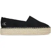 Calvin Klein Jeans Espadrilles Flatform Esdparille Mg/Hdw YW0YW01737 Schwarz 40