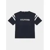 Tommy Hilfiger T-Shirt Varsity KB0KB08678 D Dunkelblau Regular Fit