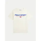 Ralph Lauren T-Shirt 323837629010 Écru Regular Fit