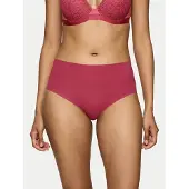 Triumph Klassischer Damenslip mit hoher Taille Pretty 10222227 Rot 34