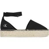 Calvin Klein Jeans Espadrilles Flatform Espadrille Sling Mg YW0YW01735 Schwarz 39