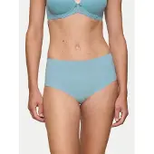 Triumph Klassischer Damenslip mit hoher Taille Pretty 10222227 Himmelblau 38