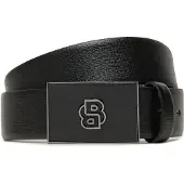 BOSS Herrengürtel 50548350 Schwarz 85
