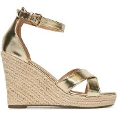 ONLY SHOES Espadrilles Onlamelia-18 Pu Foil Wedge 15335554 Goldfarben