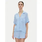 DKNY Pyjama YI90054 Himmelblau Regular Fit 36