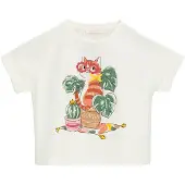 Original Marines T-Shirt DFP3144CF Weiß Boxy Fit