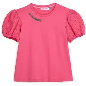 Original Marines T-Shirt DFP3191CF Rosa Regular Fit