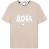 BOSS T-Shirt J52046 D Beige Regular Fit 162