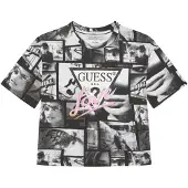 GUESS T-Shirt J5YI07 K6YW4 Schwarz Regular Fit 152