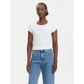 Calvin Klein Jeans T-Shirt LV047C200G Weiß Slim Fit 40