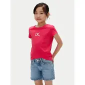 Calvin Klein Jeans T-Shirt Glitter IG0IG02972 M Rosa Slim Fit
