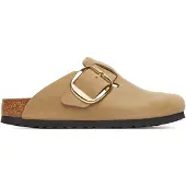 Birkenstock Pantoletten Boston Big Buckle Hex 1030425 Braun 36