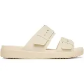 Crocs Pantoletten Brooklyn Buckle Low Low 211215 Écru