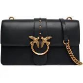 Pinko Handtasche Love One Classic ST.CL Al 25-26 PLTT 105857 A0F1 Schwarz