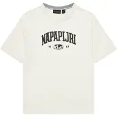 Napapijri T-Shirt S-Inot NP0A891F D Écru Regular Fit