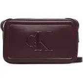 Calvin Klein Handtasche Bold Ck Camera Bag LV04F3220G Dunkelrot