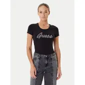 Guess Marciano T-Shirt W5YI16 J1314 Schwarz Regular Fit 30
