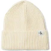 Calvin Klein Mütze Monogram Rib Beanie IU0IU00440 Écru