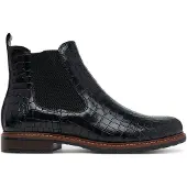 Tamaris Damen Boots Leder, schwarz, 42 EU