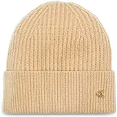 Calvin Klein Mütze Ck Metal Wool Beanie LV04D8032G Beige