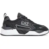 Emporio Armani Unisex. 7X000308_AF18447 Turnschuhe Ace Runner Neu schwarz (40), Wohnung, Schnürsenkel, Lässig