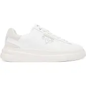 GUESS für Herren. FMFBANLEL12 Weiße Elban-Turnschuhe (43), Wohnung, Schnürsenkel, Lässig