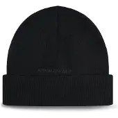 Armani Exchange für Damen. XW001445AF11896UC001 Schwarze Wollmütze (OSFA), Wolle