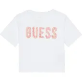 GUESS T-Shirt J5YI47 K8HM4 Weiß Relaxed Fit