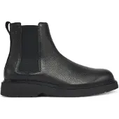 Calvin Klein Klassische Stiefeletten Combat Ess Chelsea Boot Lth YM0YM01374 Schwarz