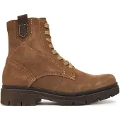 Tamaris Damen Schnürboots Braun Leder & Textil Größe: 36