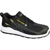 Portwest Eco Fly Composite Korb S1ps Sr Fo - Größe 48 - Schwarz/Gelb -