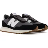 New Balance für Herren. MS237V1 Leder Turnschuhe MS237GA schwarz (45), Wohnung, Schnürsenkel, Lässig, Sportlich, Laufen, Multisport