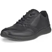 Ecco Schnürschuh "Irving", Freizeitschuh, Halbschuh, Schnürschuh mit gepolstertem Schaftrand