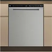 Bauknecht BKSV1 UAM, Unterbau, Standardgröße (60 cm), Edelstahl, Schwarz, Berührung, Korb & Schublade